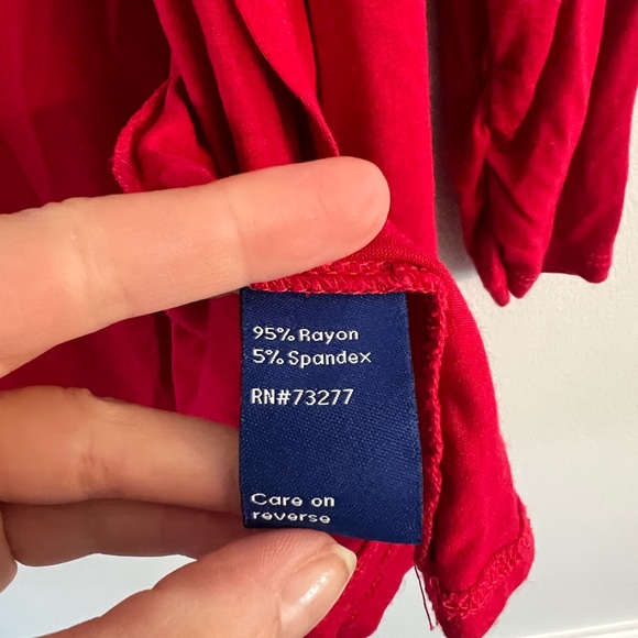 Apt 9 Red Lightweight Cardigan - Picture 3 of 4